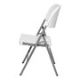 Edm Silla plegable blanca 86,5 x 47 x 54 cm