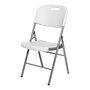 Edm Silla plegable blanca 86,5 x 47 x 54 cm