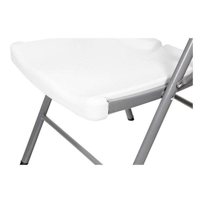 Edm Silla plegable blanca 86,5 x 47 x 54 cm Edm Silla plegable blanca 86,5 x 47 x 54 cm