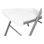 Edm Silla plegable blanca 86,5 x 47 x 54 cm