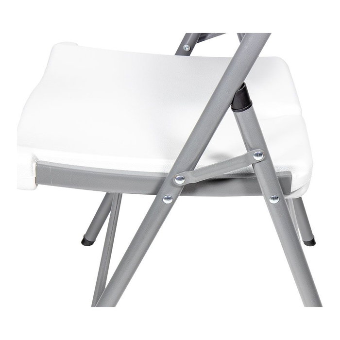 Edm Silla plegable blanca 86,5 x 47 x 54 cm Edm Silla plegable blanca 86,5 x 47 x 54 cm
