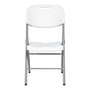 Edm Silla plegable blanca 86,5 x 47 x 54 cm