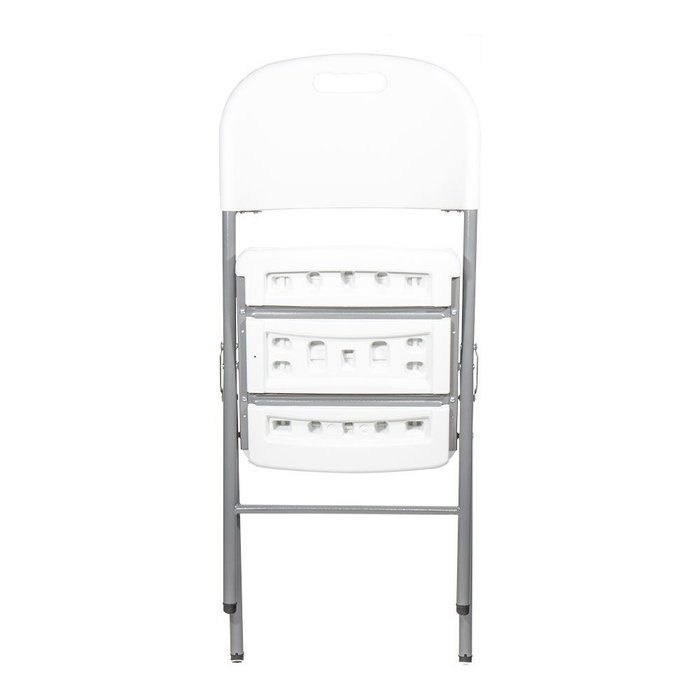 Edm Silla plegable blanca 86,5 x 47 x 54 cm Edm Silla plegable blanca 86,5 x 47 x 54 cm