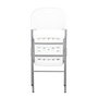 Edm Silla plegable blanca 86,5 x 47 x 54 cm
