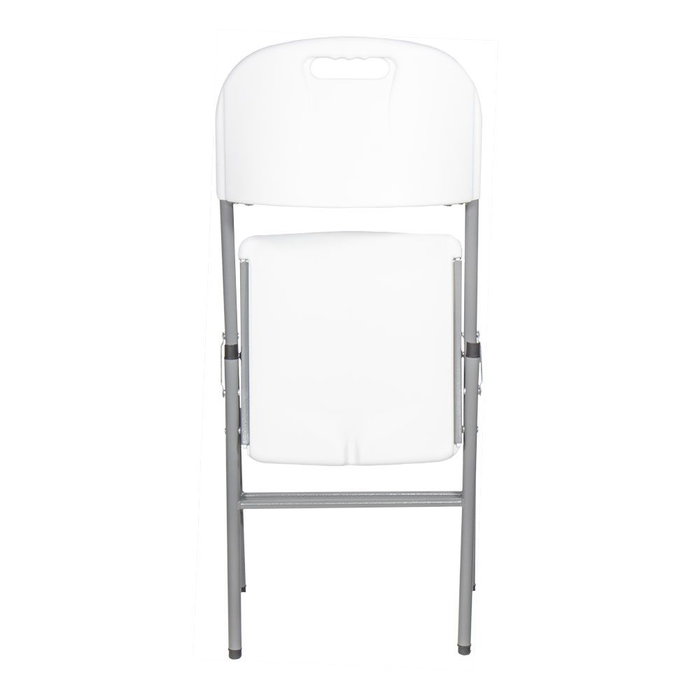 Edm Silla plegable blanca 86,5 x 47 x 54 cm Edm Silla plegable blanca 86,5 x 47 x 54 cm
