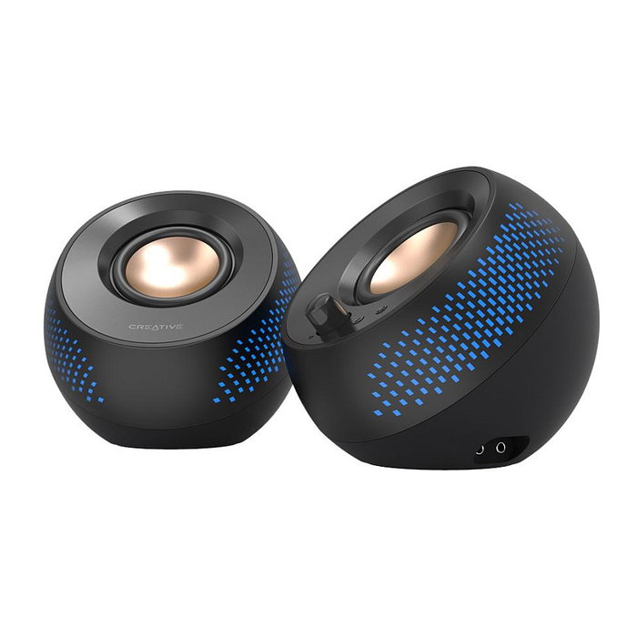 Creative Labs Pebble X Altavoces 2.0 Bluetooth 5.3 RGB Negro