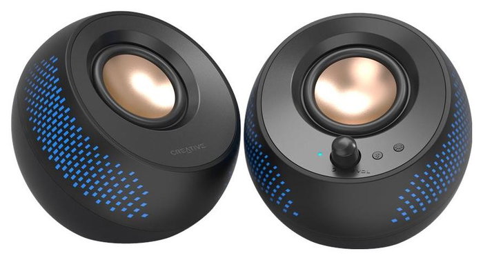 Creative Labs Pebble X Altavoces 2.0 Bluetooth 5.3 RGB Negro