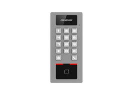 Hikvision Terminal Control de Accesos WiFi Mifare DESfire PIN Videoportero SIP IK09 IP65 DS-K2M060