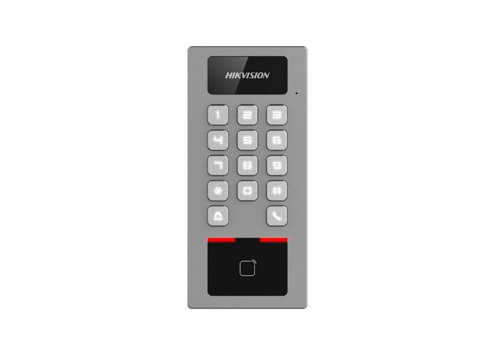 Hikvision Terminal Control de Accesos WiFi Mifare DESfire PIN Videoportero SIP IK09 IP65 DS-K2M060 Hikvision Terminal Control de Accesos WiFi Mifare DESfire PIN Videoportero SIP IK09 IP65 DS-K2M060