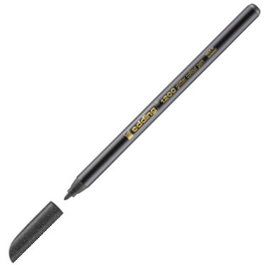 EDDING Rotulador 1200 Glitter Negro Punta de Fibra