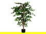 Ibergarden Maceta Ficus Pequeña 20 x 130 x 20 cm Verde/Marrón (Set de 2)