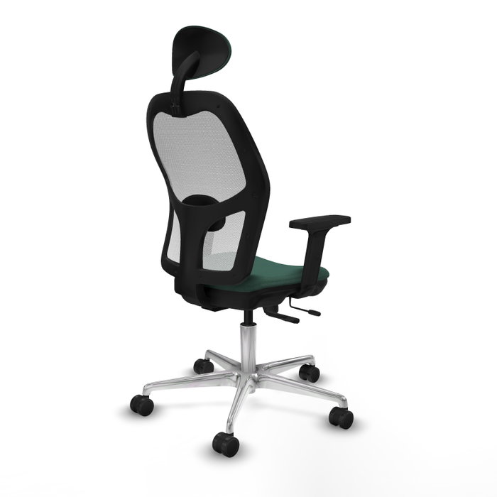 PIQUERAS Y CRESPO Silla de oficina Jorquera Verde botella y Blanco PIQUERAS Y CRESPO Silla de oficina Jorquera Verde botella y Blanco