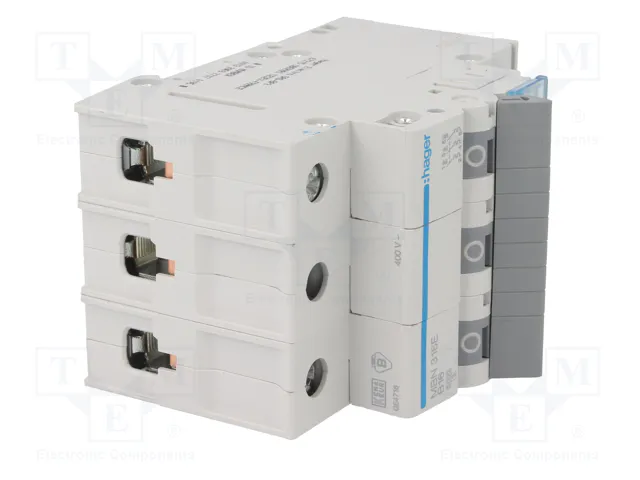 HAGER MBN316E Interruptor Magnetotérmico 3 Polos 16A 6kA