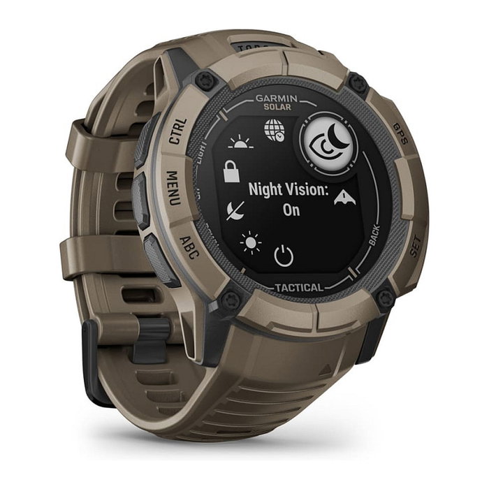 Garmin Instinct 2X Solar Tactical Edition Reloj Deportivo GPS Hombre Mujer Oliva Verde Carga Solar Multifuncional Sumergible 10 ATM