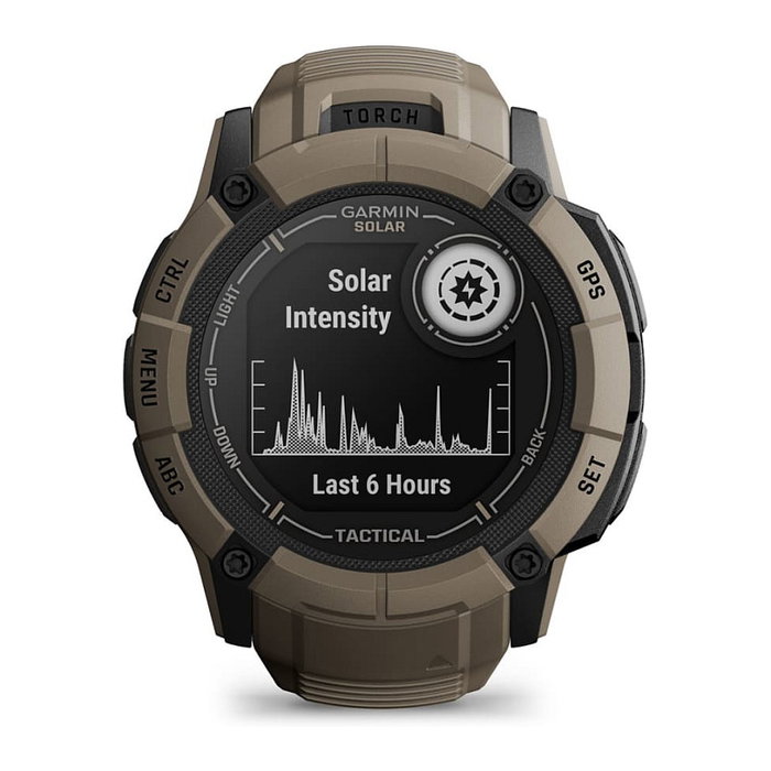 Garmin Instinct 2X Solar Tactical Edition Reloj Deportivo GPS Hombre Mujer Oliva Verde Carga Solar Multifuncional Sumergible 10 ATM