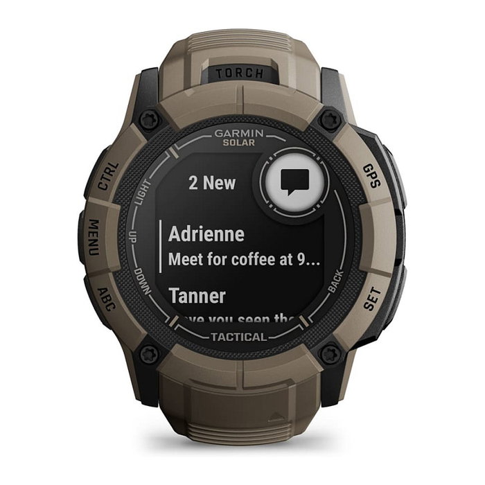 Garmin Instinct 2X Solar Tactical Edition Reloj Deportivo GPS Hombre Mujer Oliva Verde Carga Solar Multifuncional Sumergible 10 ATM