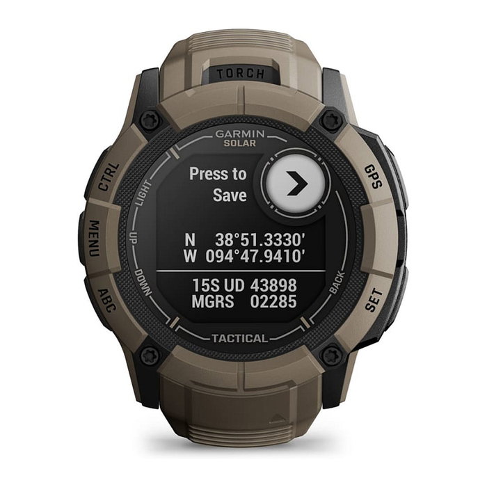 Garmin Instinct 2X Solar Tactical Edition Reloj Deportivo GPS Hombre Mujer Oliva Verde Carga Solar Multifuncional Sumergible 10 ATM