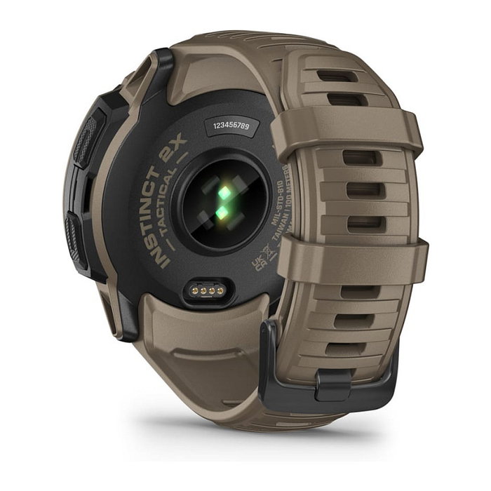 Garmin Instinct 2X Solar Tactical Edition Reloj Deportivo GPS Hombre Mujer Oliva Verde Carga Solar Multifuncional Sumergible 10 ATM
