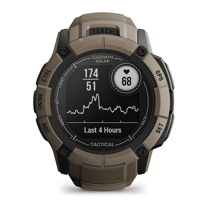 Garmin Instinct 2X Solar Tactical Edition Reloj Deportivo GPS Hombre Mujer Oliva Verde Carga Solar Multifuncional Sumergible 10 ATM