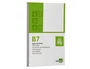 Liderpapel Bloc de Notas B7 Liso 80 Hojas 60 g/m2 Perforado
