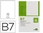 Liderpapel Bloc de Notas B7 Liso 80 Hojas 60 g/m2 Perforado