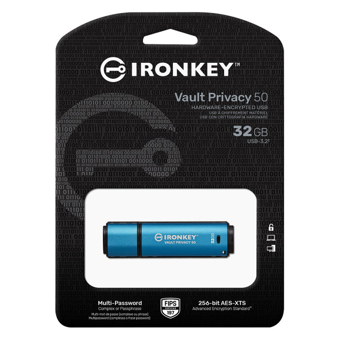 Kingston IronKey Vault Privacy 50 32 GB Kingston IronKey Vault Privacy 50 32 GB
