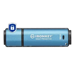 Kingston IronKey Vault Privacy 50 32GB USB 3.2 Cifrado AES-256 FIPS 197 Negro Azul