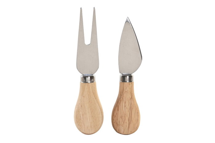 DKD Home Decor Set de Tablas de Aperitivo Ivy&daisy 2022 de Bambú y Gres Verde
