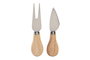 DKD Home Decor Set de Tablas de Aperitivo Ivy&daisy 2022 de Bambú y Gres Verde