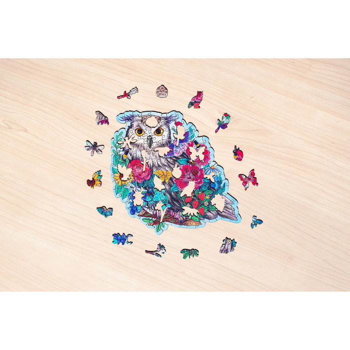 Ravensburger Puzzle de madera Búho floral 150 piezas