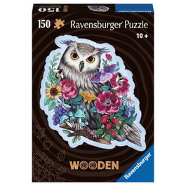 Ravensburger Puzzle de madera Búho floral 150 piezas