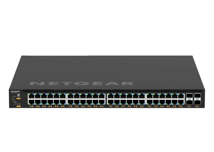 NETGEAR M4350-48G4XF Switch Gestionado L3 de 52 Puertos con 48 PoE+ y 4 SFP+