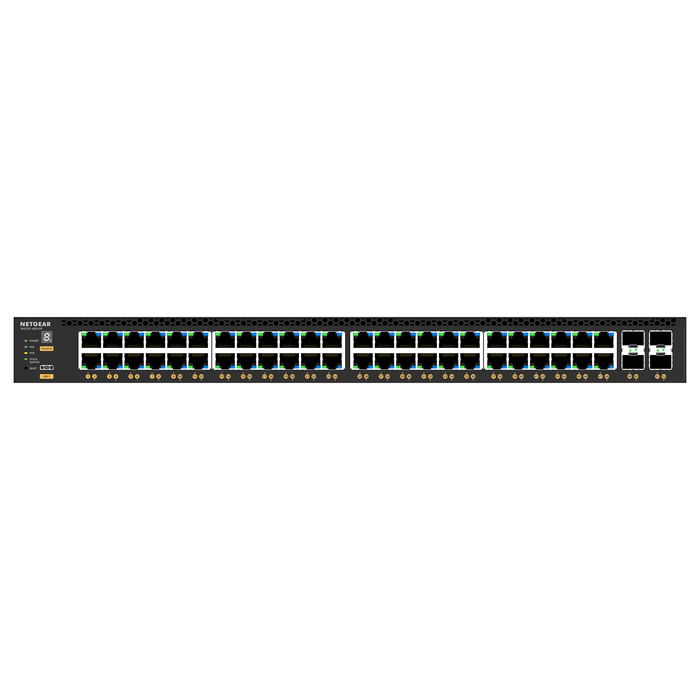 NETGEAR Switch M4350-48G4XF 52 Puertos (48x GE PoE+, 4x SFP+) Gestionado L3 Montaje en Rack 1U