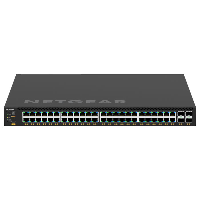 NETGEAR Switch M4350-48G4XF 52 Puertos (48x GE PoE+, 4x SFP+) Gestionado L3 Montaje en Rack 1U