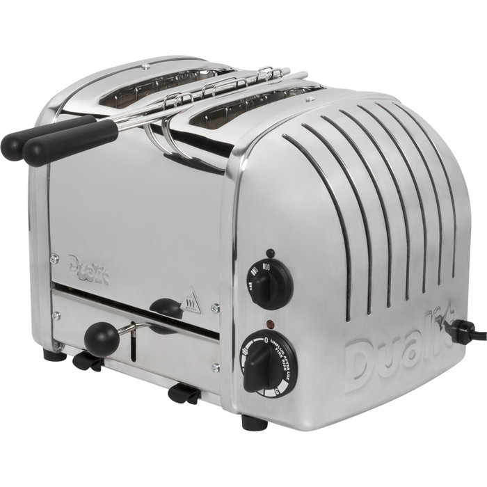 Dualit Combi Toaster 2+1 con pinzas para sándwich, acabado pulido Dualit Combi Toaster 2+1 con pinzas para sándwich, acabado pulido