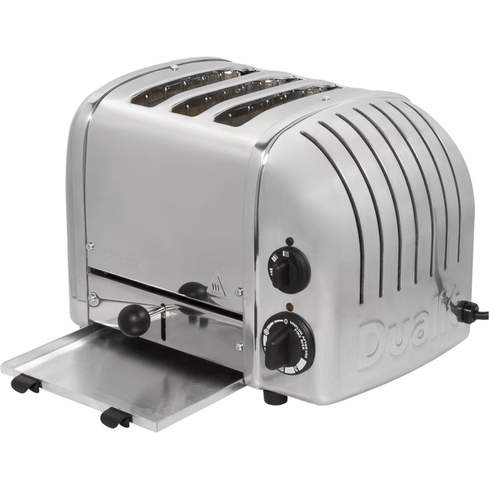 Dualit Combi Toaster 2+1 con pinzas para sándwich, acabado pulido Dualit Combi Toaster 2+1 con pinzas para sándwich, acabado pulido