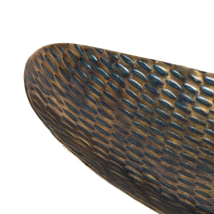 Bandeja Bronce Aluminio Decoración 16 X 48 X 10 cm