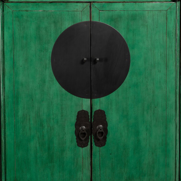 Armario Verde Madera-Mdf 108 X 48 X 175 cm