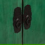 Armario Verde Madera-Mdf 108 X 48 X 175 cm