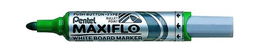 Marcador Pizarra Pentel Maxiflo Mwl5M Conico 2.5Mm. Verde (Set de 12)
