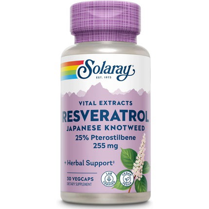 SOLARAY Super Resveratrol 250 mg, 30 Cápsulas SOLARAY Super Resveratrol 250 mg, 30 Cápsulas