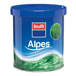 Krafft Ambientador Alpes 80 gr Lata, Limpia y Refresca el Ambiente Eliminando Olores de Tabaco, Comida y Humedad