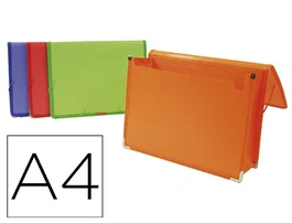 Liderpapel Carpeta portadocumentos polipropileno DIN A4 Colores Surtidos