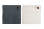 DKD Home Decor Set de 12 Salvamanteles de Algodón con 4 Servilletas