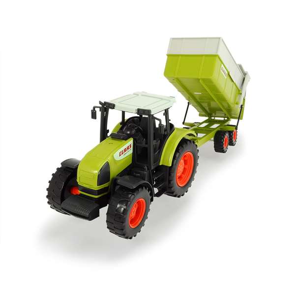 Smoby Tractor Remolque Claas 57 cm - Juguetes de Construcción y Agrícolas, Plástico, Recomendado +36 meses, Idiomas: Español, Portugués