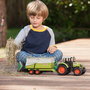 Smoby Tractor Remolque Claas 57 cm - Juguetes de Construcción y Agrícolas, Plástico, Recomendado +36 meses, Idiomas: Español, Portugués