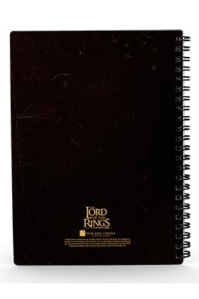 Libreta efecto 3D aragorn el seãor de los anillos