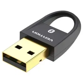 Vention CDSB0 Adaptador USB Bluetooth 5.0 para PC, Transmisión Estable y Conexión de hasta 7 Dispositivos, Negro, 20m