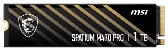 MSI SPATIUM M470 PRO 1TB SSD NVMe PCIe 4.0 M.2 2280 MSI SPATIUM M470 PRO 1TB SSD NVMe PCIe 4.0 M.2 2280