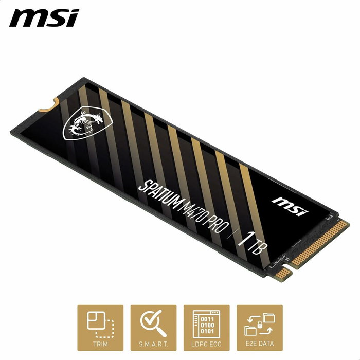 MSI SPATIUM M470 PRO 1TB SSD NVMe PCIe 4.0 M.2 2280 MSI SPATIUM M470 PRO 1TB SSD NVMe PCIe 4.0 M.2 2280